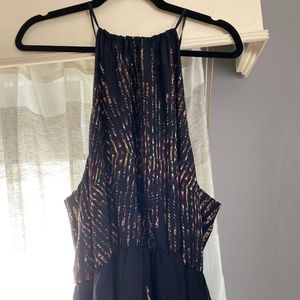 NWT Plus Size maxi dress with sheer overlay